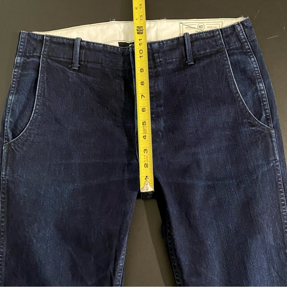 Rogue Territory RGT Infantry Relaxed Taper Pants Jeans Size 33 Dark Indigo - Picture 8 of 15